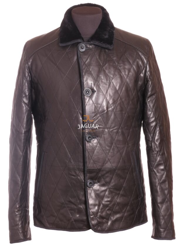 Мужская дублёнка короткая MIXBB black ares