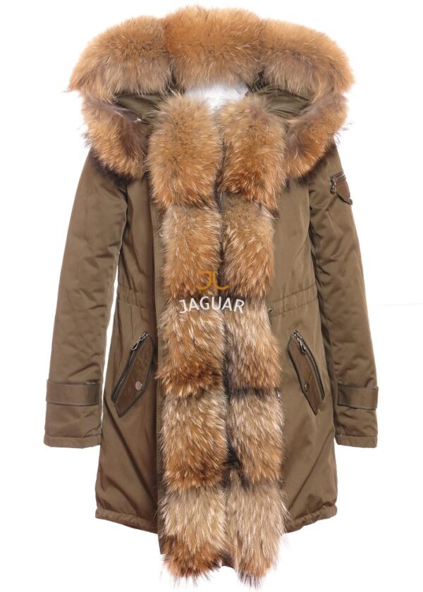 Женская парка RUFg green parka